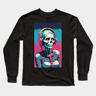 Retro Mummy DJ Long Sleeve T-Shirt